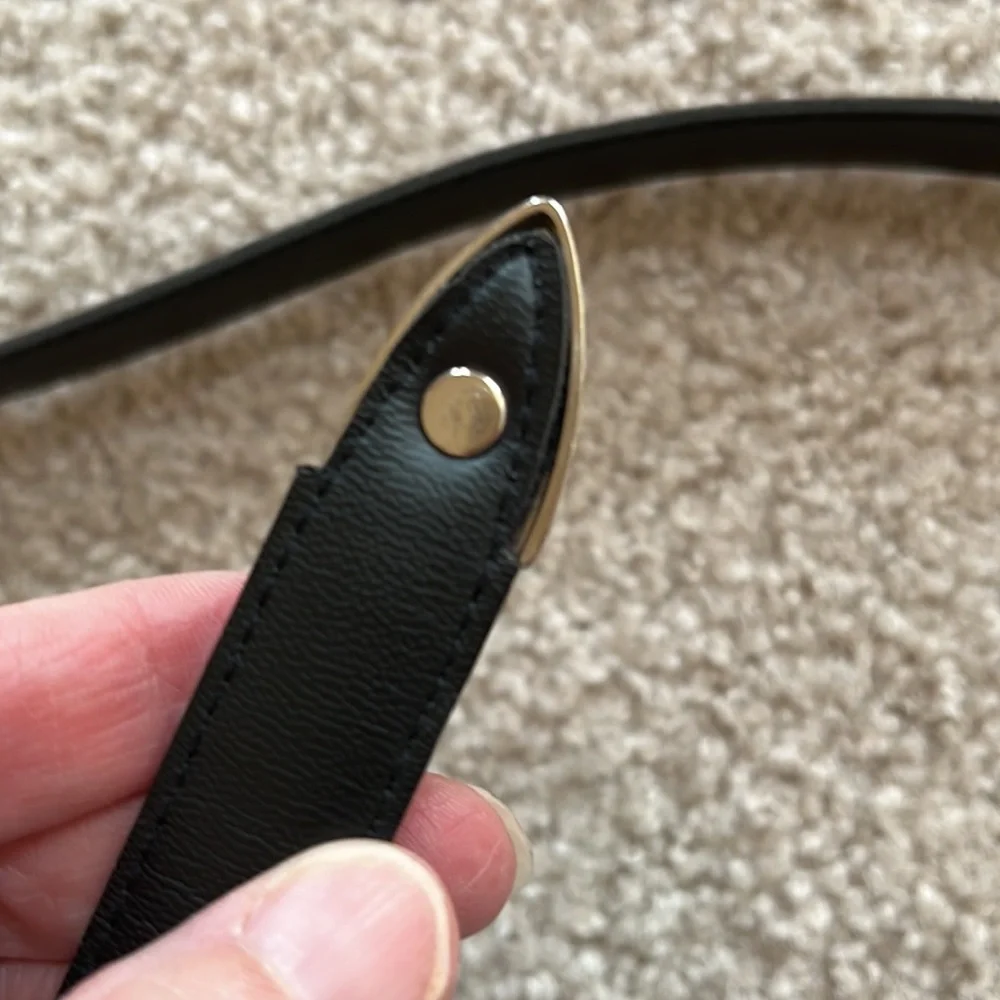 Faux leather belt size 10